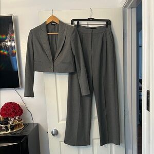 Express Charcoal Women's Pantsuit